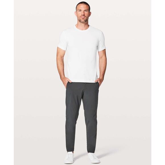 Lululemon Commission Pant Slim Warpstreme 34" Obsidian Gray Size 32 - Picture 2 of 9